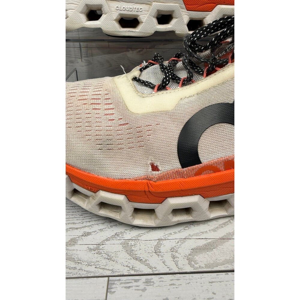 ON Cloudmonster Shoes Men’s Sz 13 Running Sneaker Undyed Flame READ #393 - Picture 2 of 9